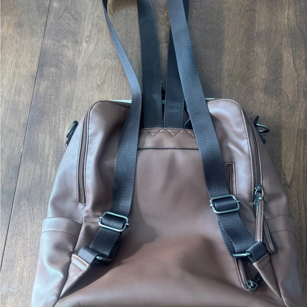 4 for $20 item Two-Tone Brown and Cream Backpack